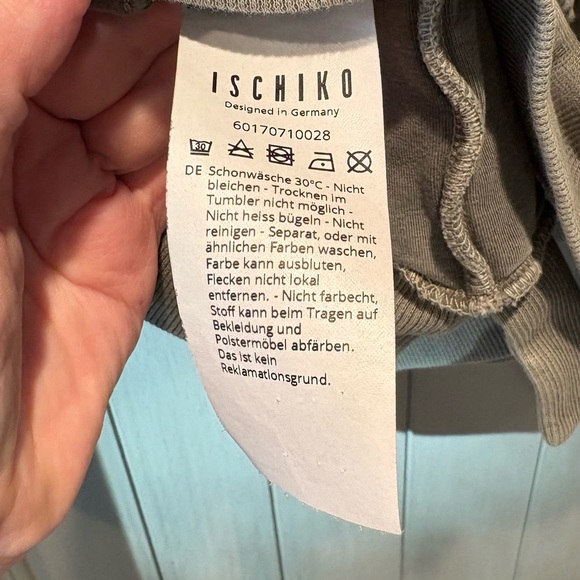 Ischiko Grey Cotton Pullover Sweater, L/XL - Picture 7 of 7